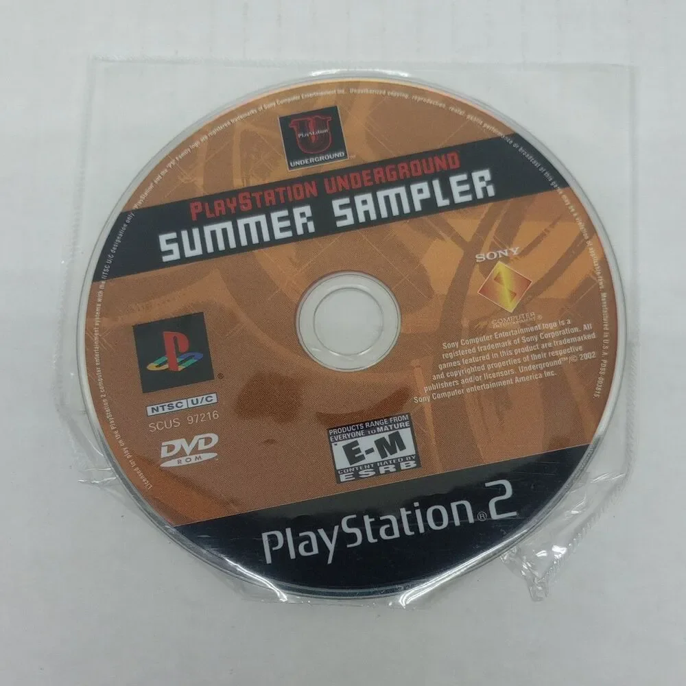 PlayStation Underground Summer Sampler PS2 2002
